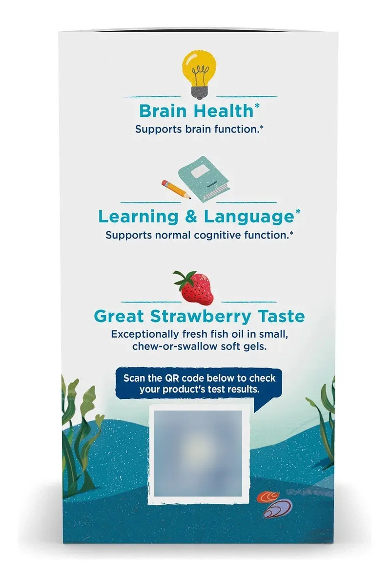 Omega 3 Nordic Naturals Ultimate Omega Junior Niños Frutilla - Image 11