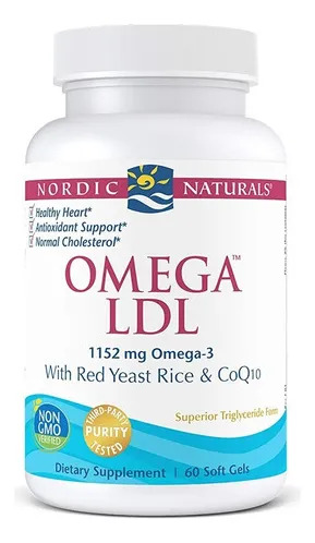 Nordic Naturals Cholesterol Support Omega Blend 60 Cáp