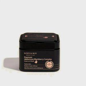 Mary&may Idebenone Blackberry Mascarilla Facial - 20 Piezas Tipo De Piel Seca