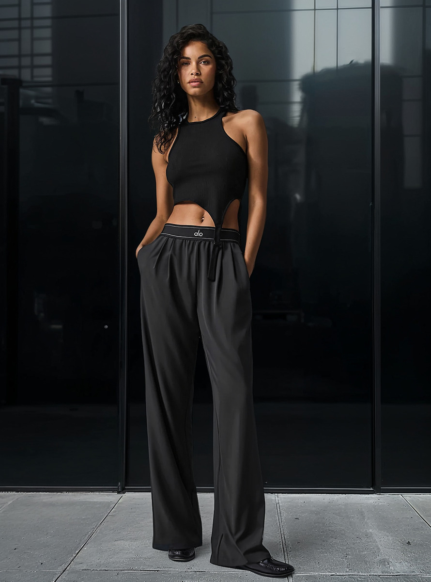 Alo Yoga Pantalón Ancho Suit Up Trouser (long)