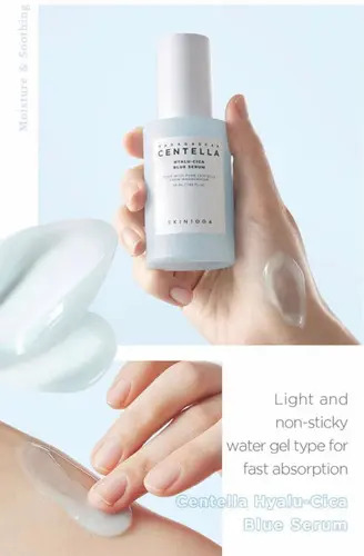 Skin1004 Madagascar Centella Hyalu Cica Blue Serum 50ml Momento De Aplicación Día/noche Tipo De Piel Todo Tipo De Piel - Image 2