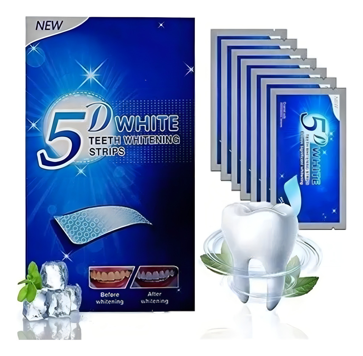 Blanqueador Dental Ultra Blanqueador, 28 Cintas 5d, Color Bl - Image 10