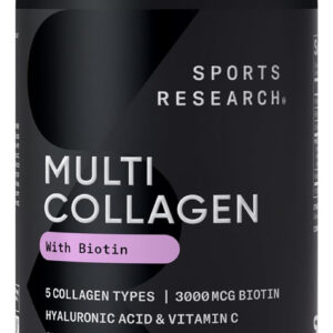 Sports Research Multi Collagen Con Biotina 90 Cápsulas