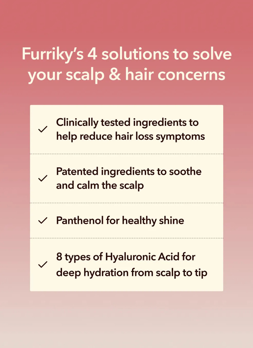 Shampoo Furriky Silkshield Glow 300ml Anticaída Cabello - Image 4