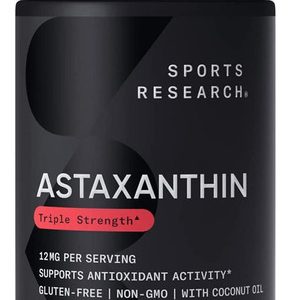 Sr Triple Strength Astaxanthin From Microalgae 12mg 60ct Sabor Flavorless