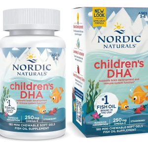 Nordic Naturals, Dha Strawberry Para Niños 180 Soft Gels