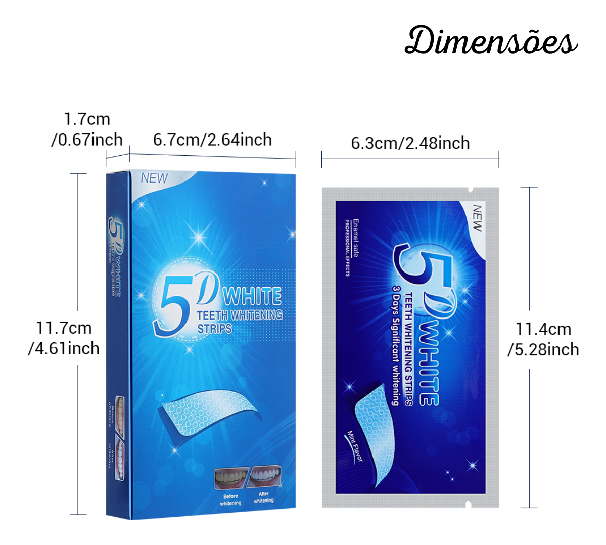 Blanqueador Dental Ultra Blanqueador, 28 Cintas 5d, Color Bl - Image 8