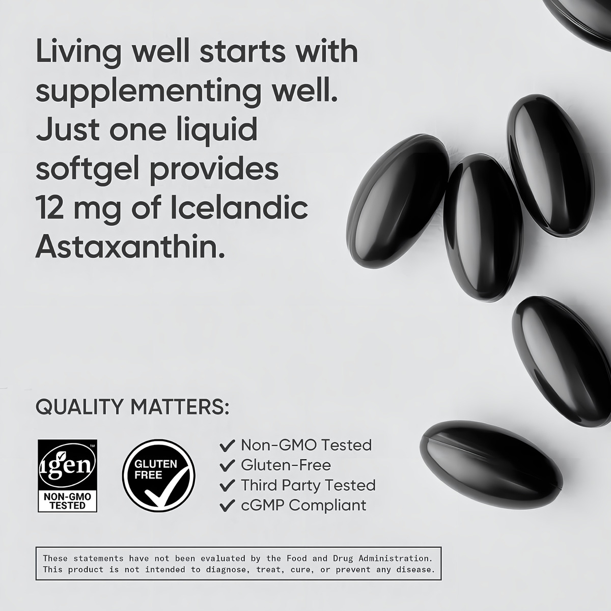 Sr Triple Strength Astaxanthin From Microalgae 12mg 60ct Sabor Flavorless - Image 5