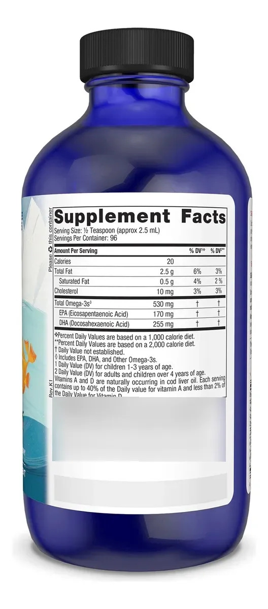 Nordic Naturals Childrens Dha Suplemento D Omega-3/ 8 Fl Oz - Image 5