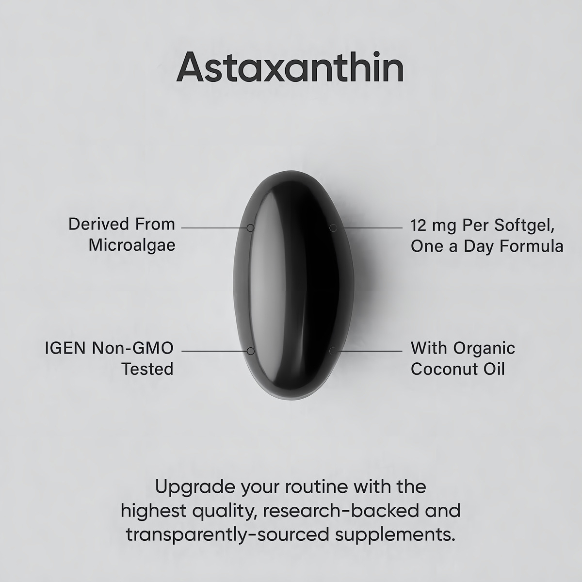 Sr Triple Strength Astaxanthin From Microalgae 12mg 60ct Sabor Flavorless - Image 6