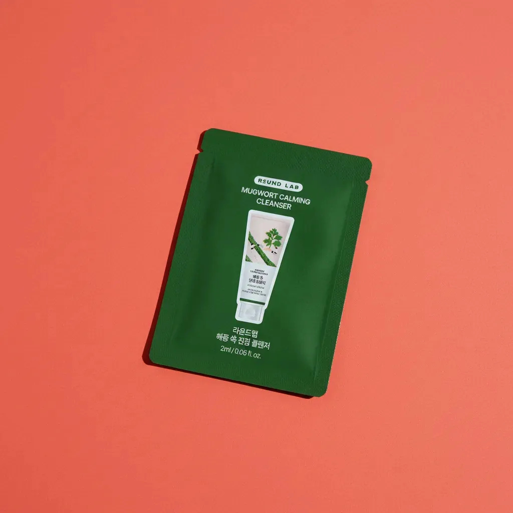 Round Lab Mugwort Calming Cleanser Sachets 2ml Limpiador Normal A Sensible Día/noche - Image 4