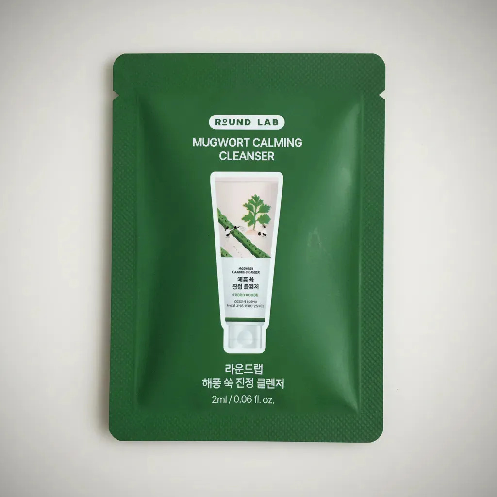 Round Lab Mugwort Calming Cleanser Sachets 2ml Limpiador Normal A Sensible Día/noche