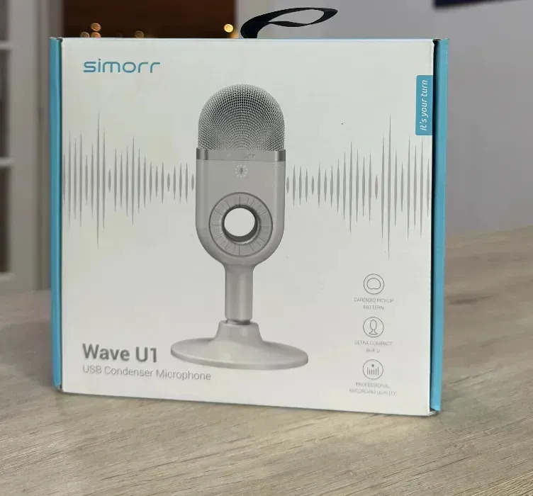 Micrófono Usb Condensador Simorr Wave U1 | Profesional, Plug