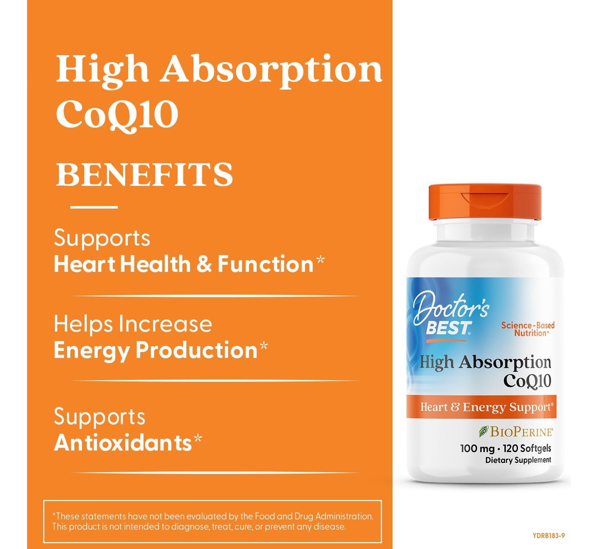 Doctors Best Suplemento Coq10 - Alta Absorción X120 Cápsula - Image 2