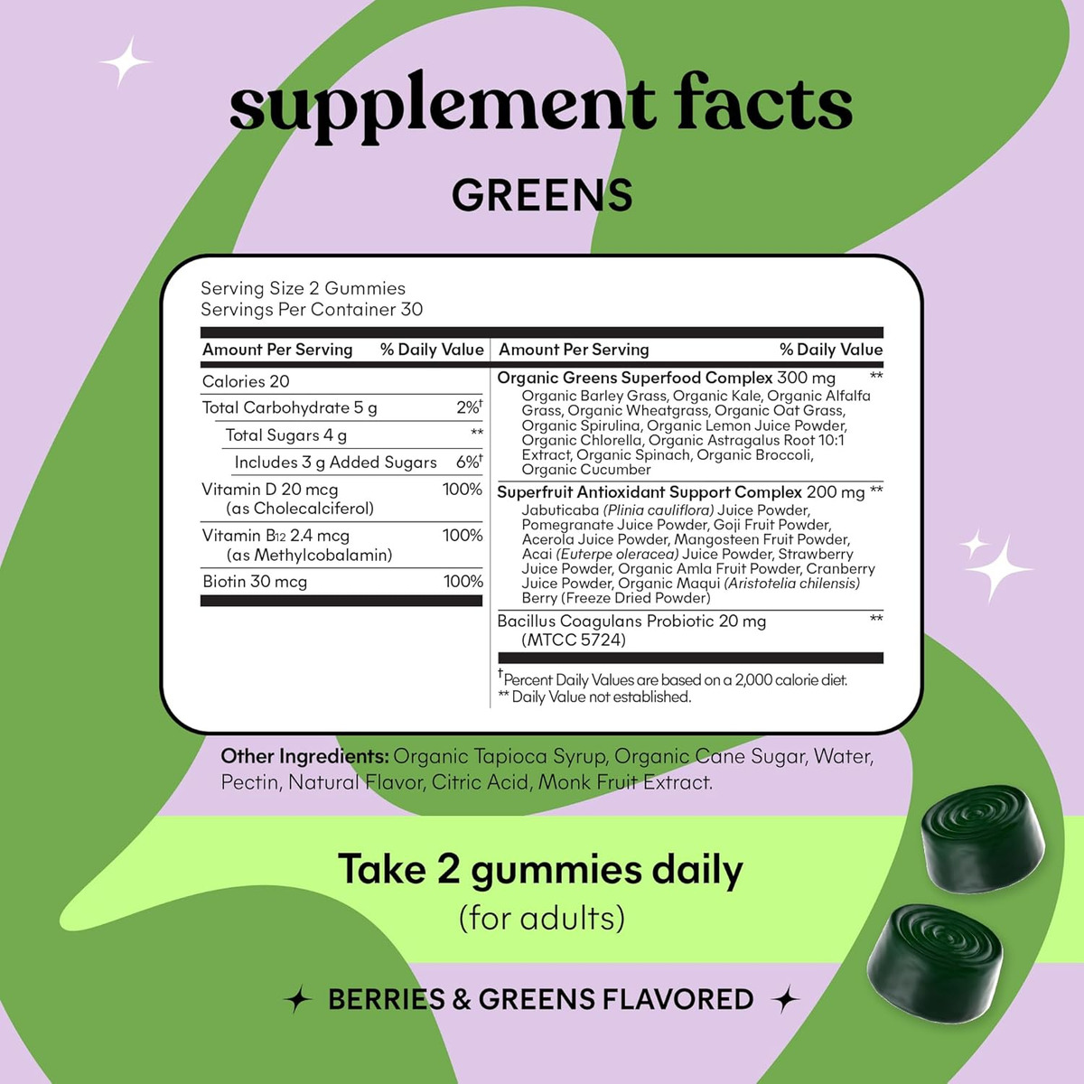 Lemme Greens Superfood Gummies Superalimento Diario - Image 5