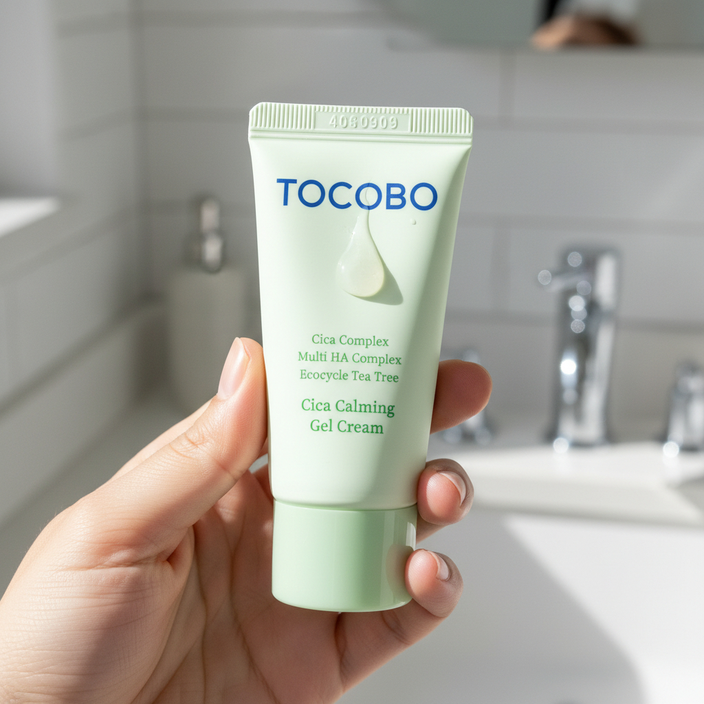 Tocobo Cica Calming Gel Cream (sample / Viaje ) 15ml Normal A Sensible Día/noche - Image 4