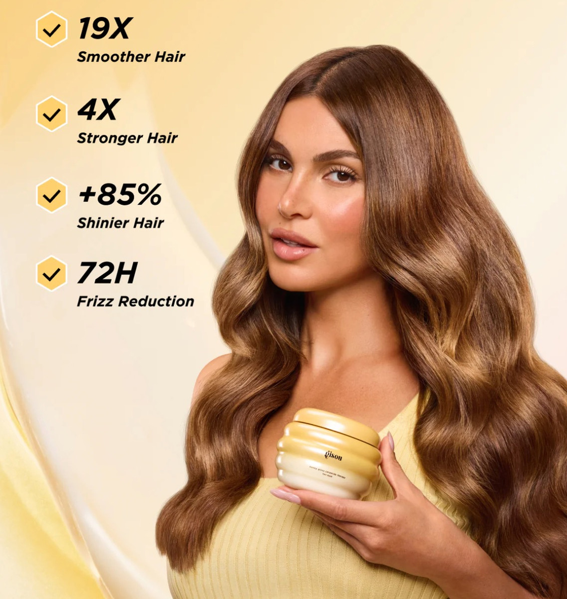 Gisou Honey Gloss Máscara Capilar Hidratante 230 Ml - Image 6