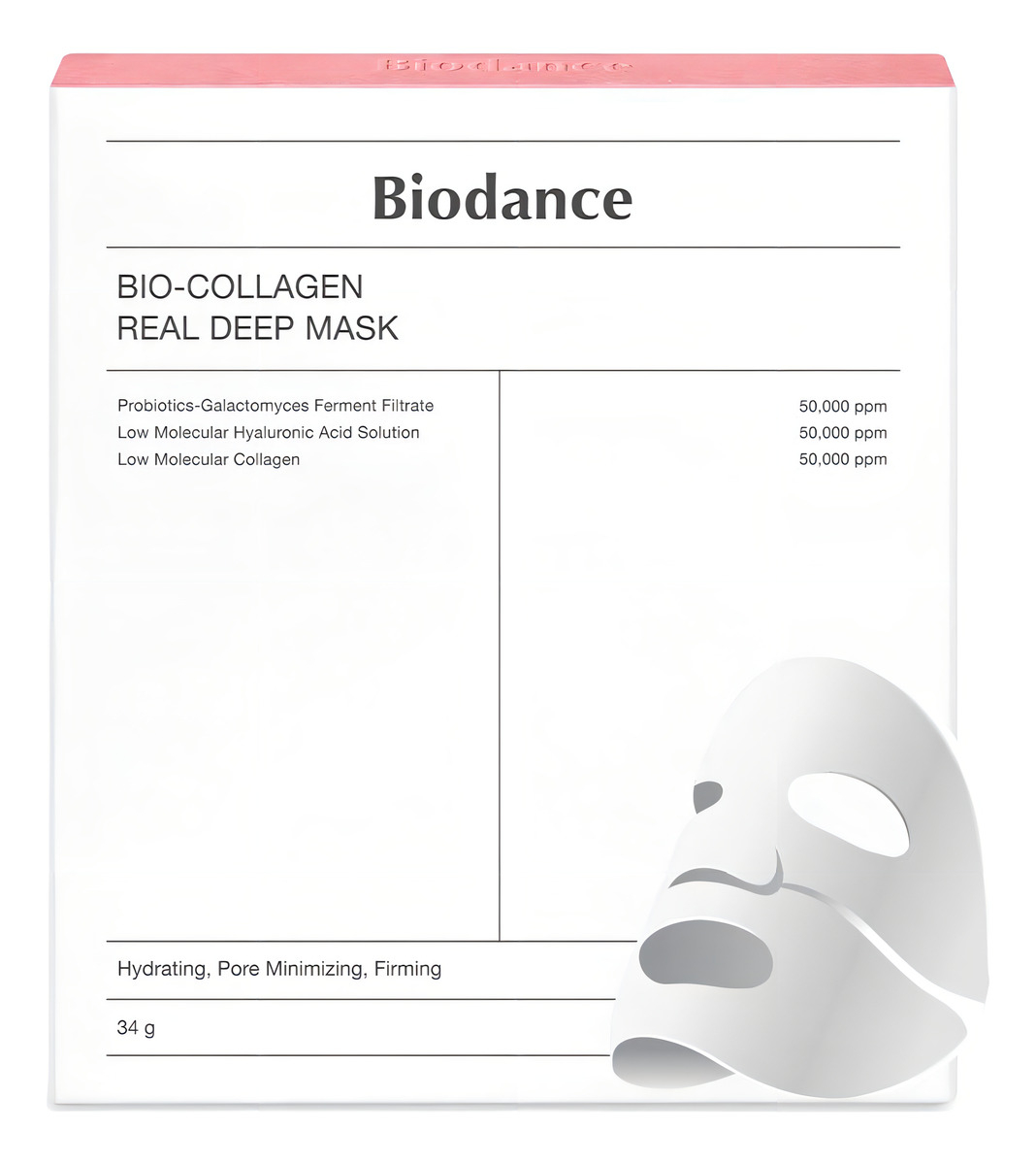 4 Unidades Biodance Bio Collagen Real Deep Mask Overnight Mask Hydrogel Mask Sheet, Pore Tightening, Hidratación Profunda, Low Molecularcollagen Face Mask Apto Para Pieles Sensibles Normal - Image 12