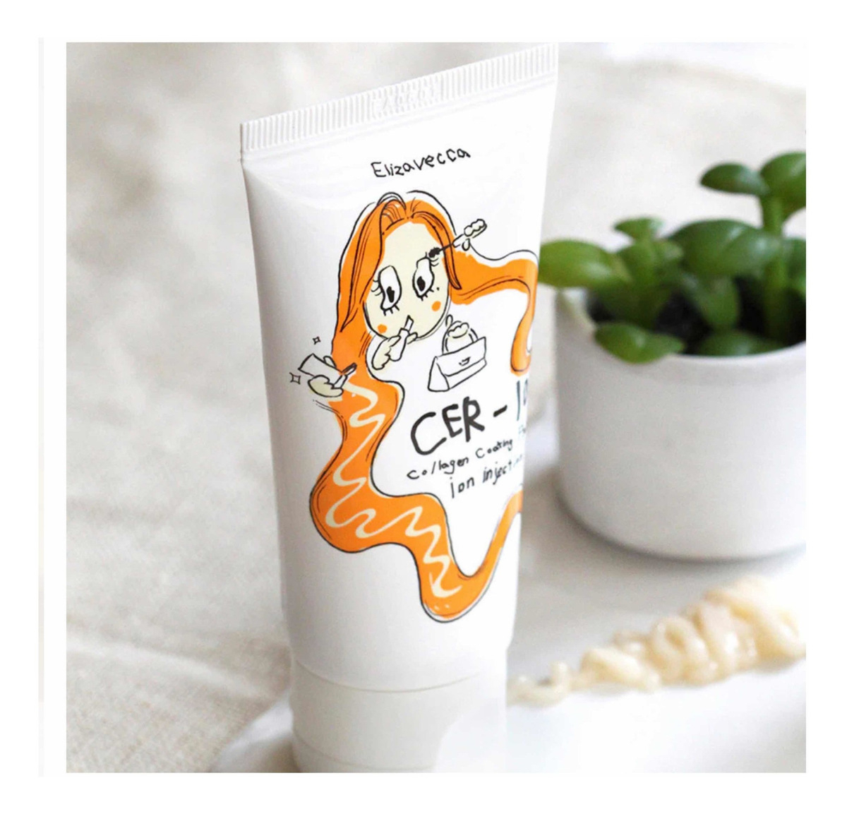 Tratamiento Proteína Capilar Y Colágeno Elizavecca Antifrizz 50ml - Image 6