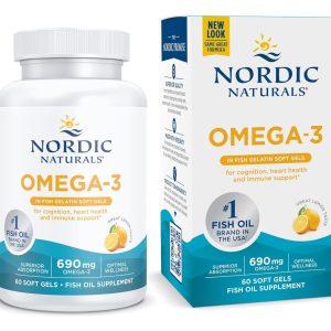 Nordic Naturals Omega-3 690 Mg 60 Cápsulas Blandas Limón