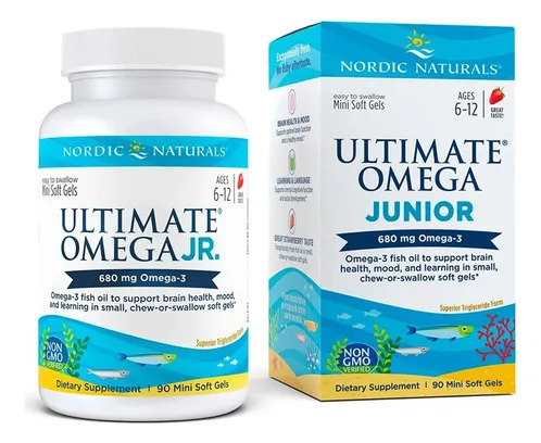 Omega 3 Nordic Naturals Ultimate Omega Junior Niños Frutilla - Image 2