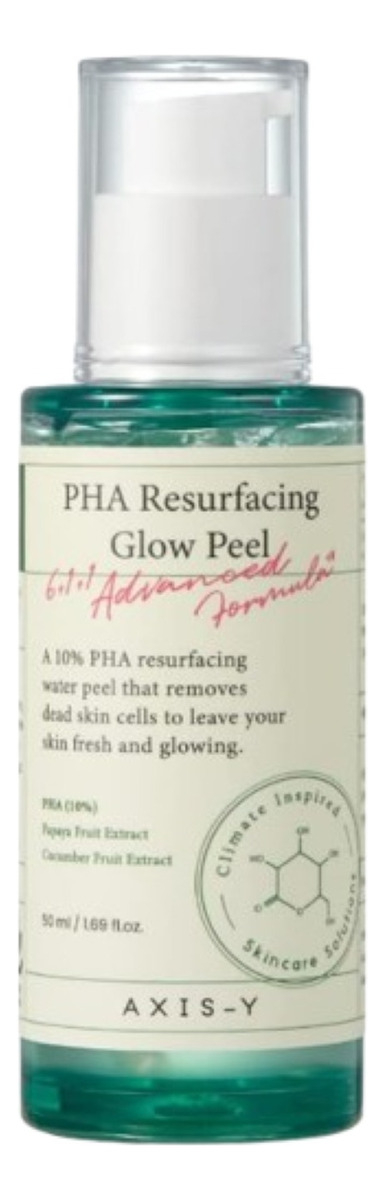 Axis-y Pha Resurfacing Glow Peel Gel Exfoliante Facial 50ml Hipoalergénico Todo Tipo De Piel Día/noche