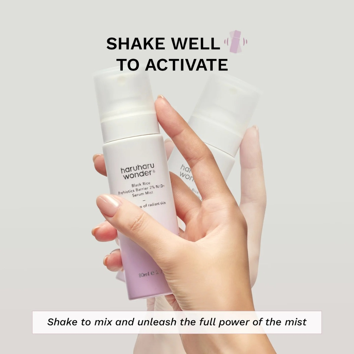 Haruharu Black Rice Probiotics Barrier 2% Nad+ Serum Mist Todo Tipo De Piel Día/noche - Image 3
