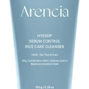 Arencia Hyssop Sebum Control Rice Cake Limpiador Facial Aha