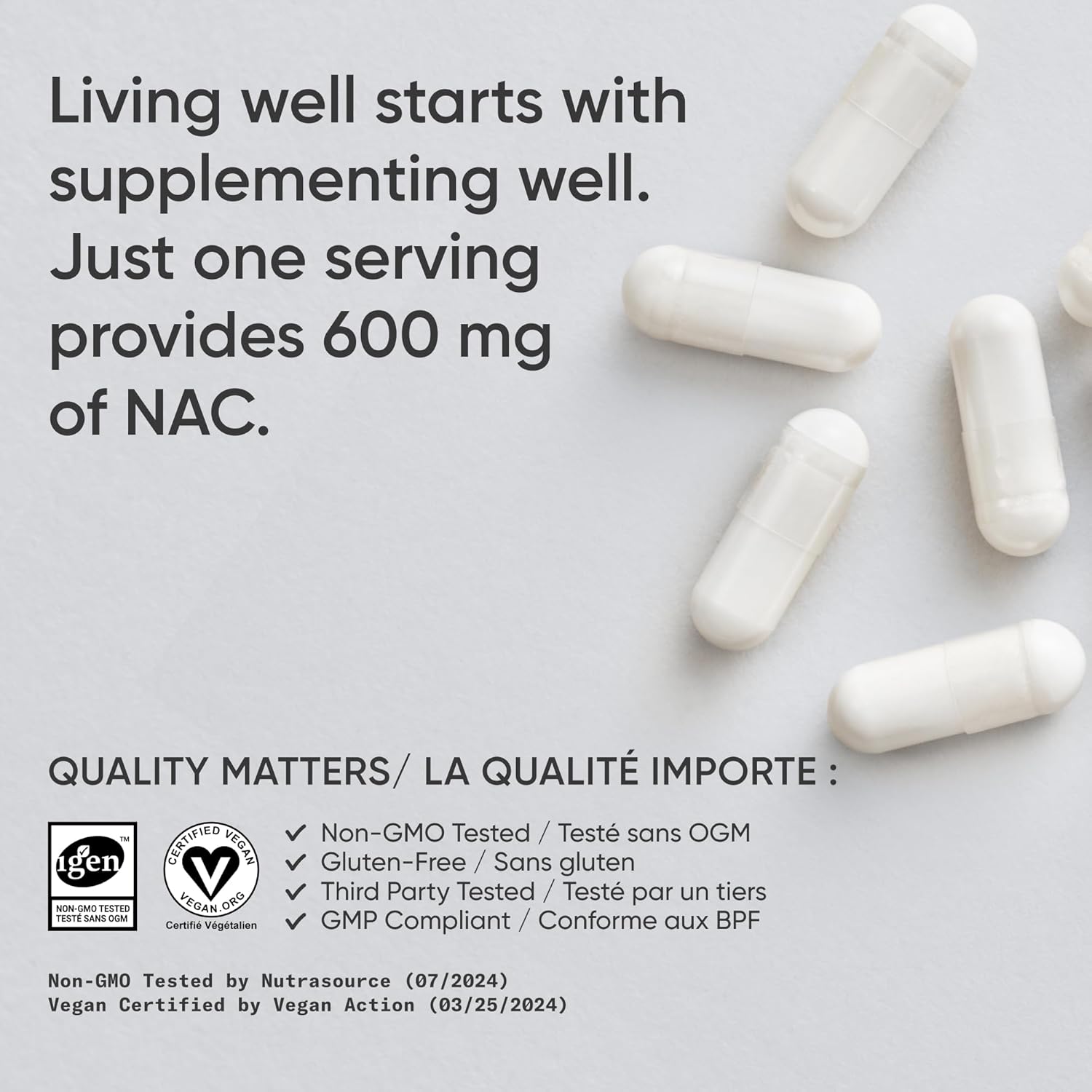 Sports Research NAC 600 mg - Imagen 2