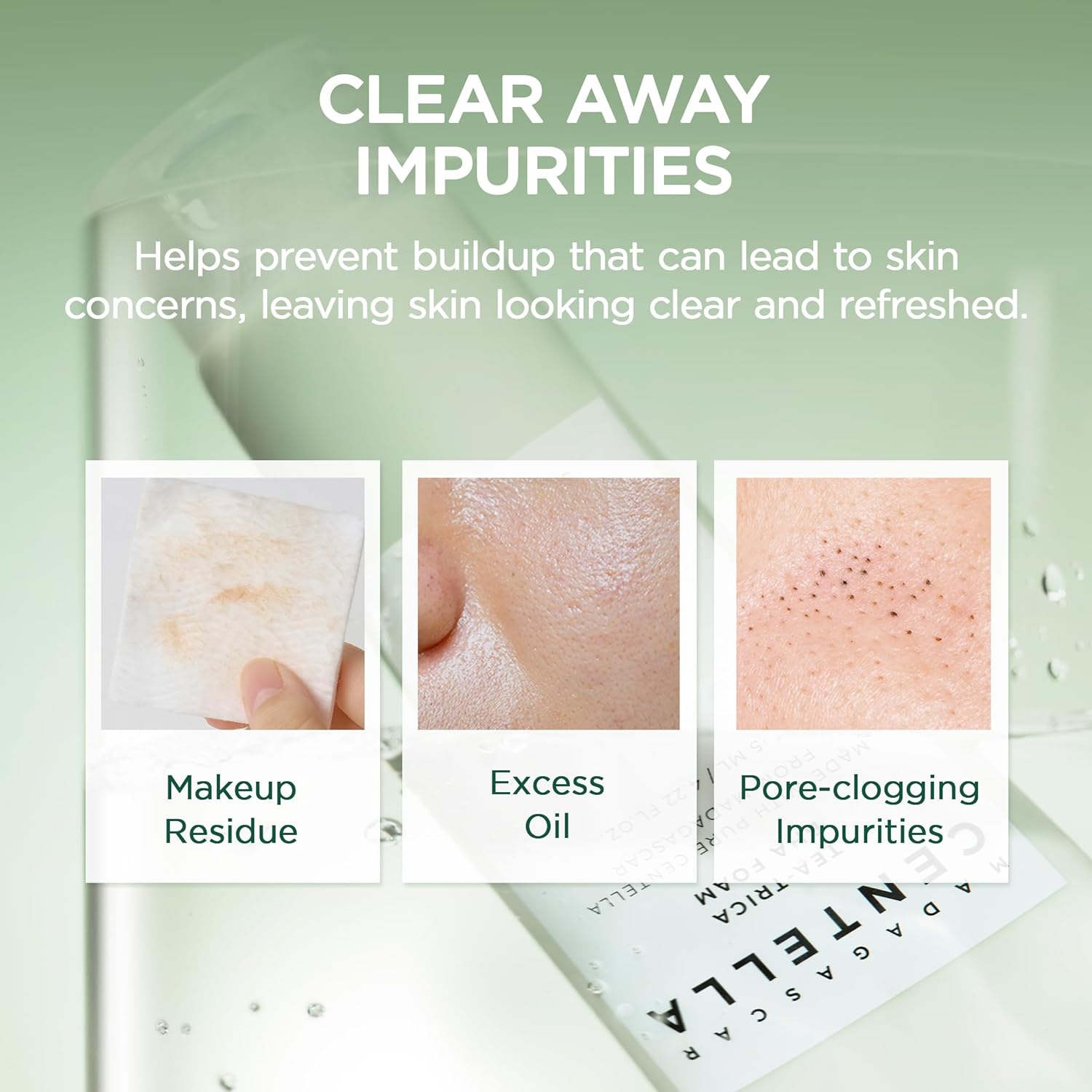 Skin1004 Madagascar Centella Tea-Trica BHA Foam - Imagen 3