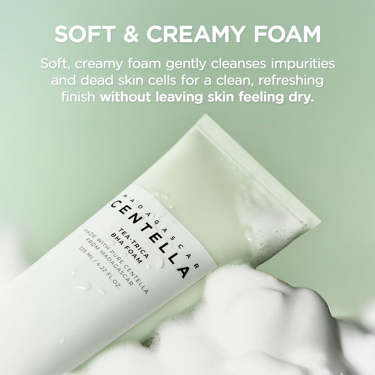 Skin1004 Madagascar Centella Tea-Trica BHA Foam - Imagen 4