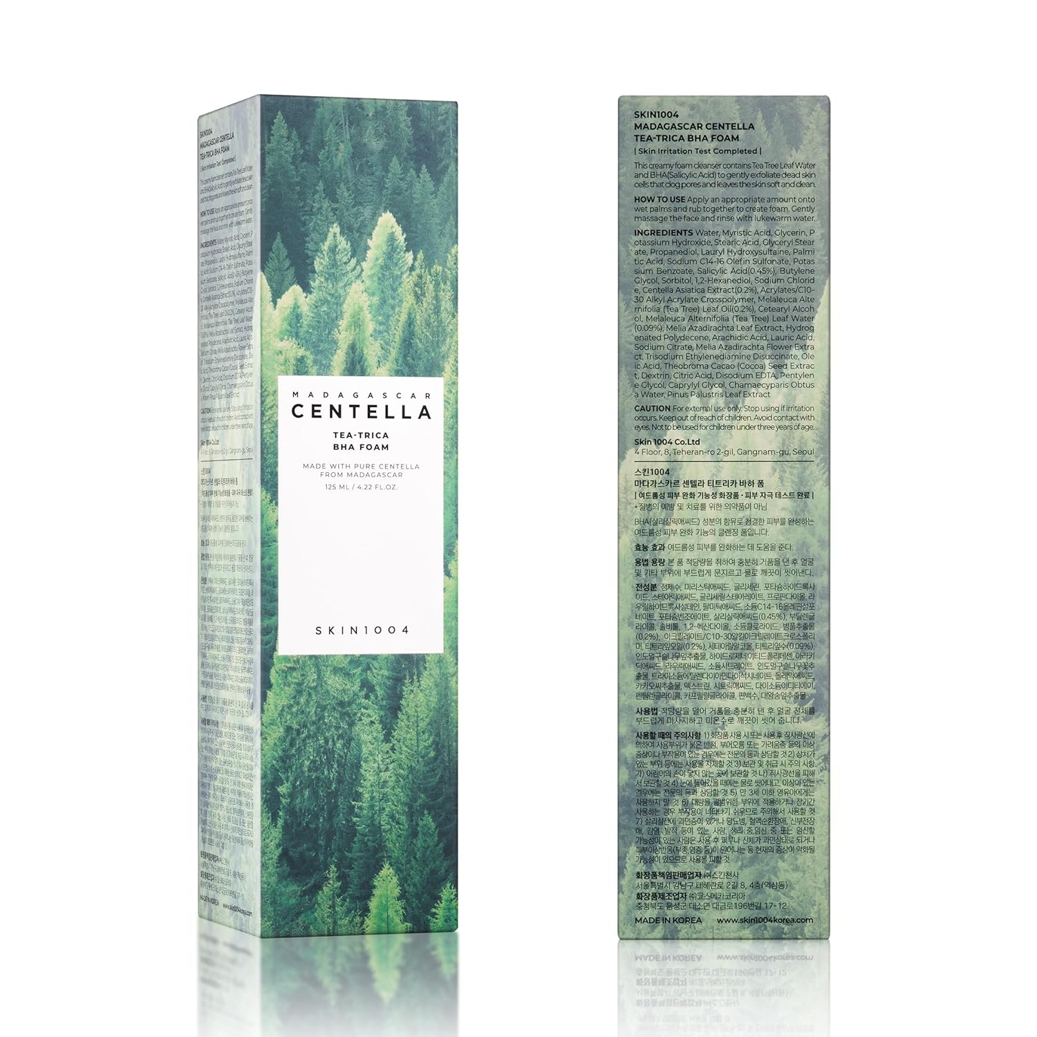 Skin1004 Madagascar Centella Tea-Trica BHA Foam - Imagen 7