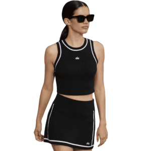 Alo Yoga  Ribbed Sweater Knit Highline Cropped Tank