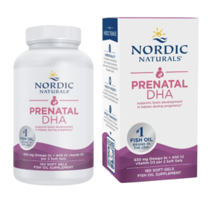 Nordic Naturals Prenatal DHA Omega-3 + Vitamina D3
