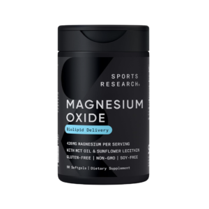 Sports Research Magnesium Oxide 420 mg
