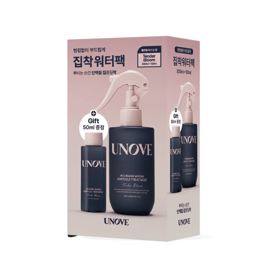 Unove Set No-wash Water 200ml + 50ml