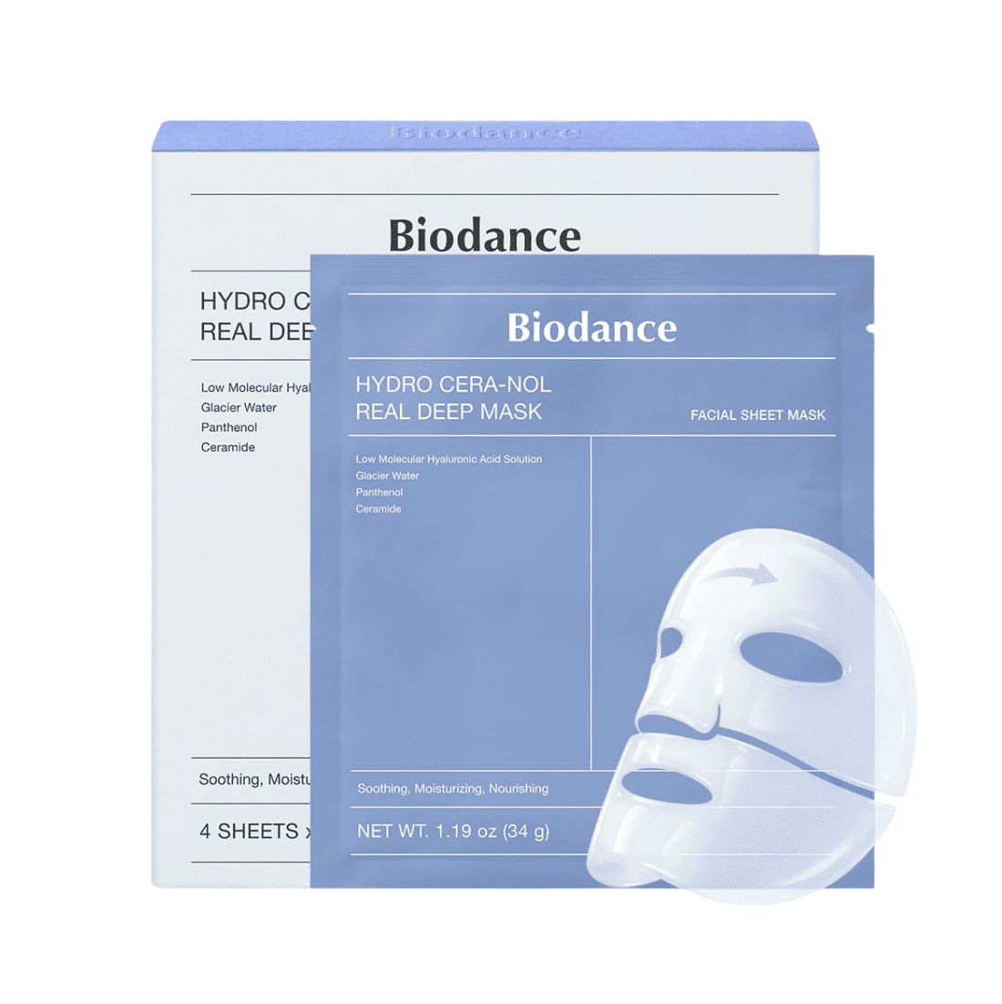 Biodance Hydro Cera-nol Real Deep Mask - 4Und