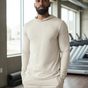 Alo Yoga Remera De Manga Larga Con Capucha Para Hombre Conqu
