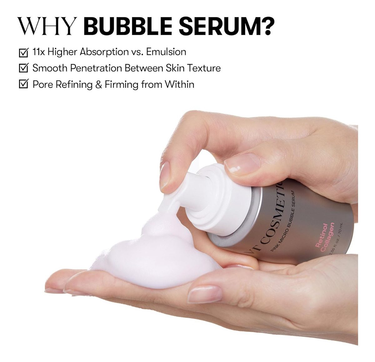 Vt Cosmetics Retinol Collagen Bubble - Imagen 2