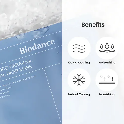 Biodance Hydro Cera-nol Real Deep Mask - 4Und - Imagen 3