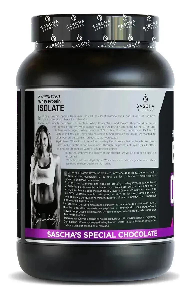 Proteína Sascha Fitness Whey Protein Isolate- Varios Sabores - Image 6