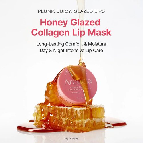 Arencia Honey Glazed Collagen Tratamiento Lip Labial Mask - Imagen 6
