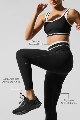 Alo Yoga - Calza Deportiva, Better Together Airbrush - Image 2