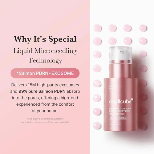 Medicube Pdrn Pink Collagen Exosome Shot 2000 Microneedling - Image 9
