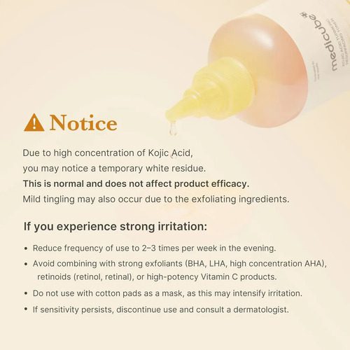 Medicube Kojic Acid Turmeric Resurfacing Toner - Imagen 6