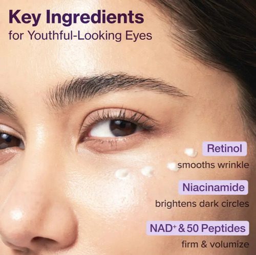 Numbuzin No.9 NAD+ Retinol Volumetox Eye Cream – 10 ml - Imagen 3