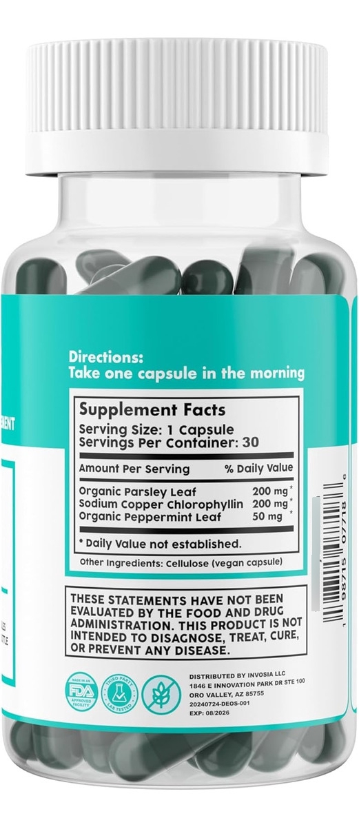 Deos - Suplemento Naturales De Desodorante Interno 30 Caps - Image 2