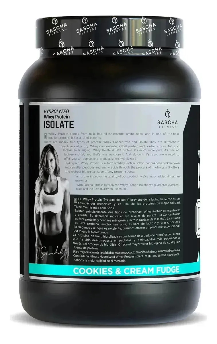 Proteína Sascha Fitness Whey Protein Isolate- Varios Sabores - Image 8