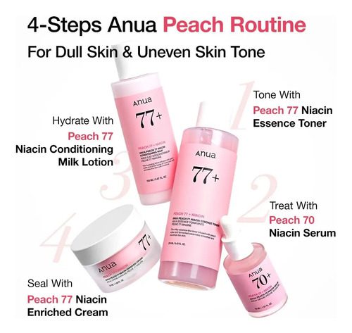 Anua Peach 70 Suero Con Niacinamida, De 1.01 Oz Fl, Suero - Imagen 3