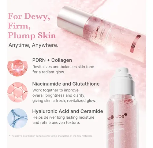 Medicube Pdrn Pink Collagen Glow Jelly Mist Serum - Image 3